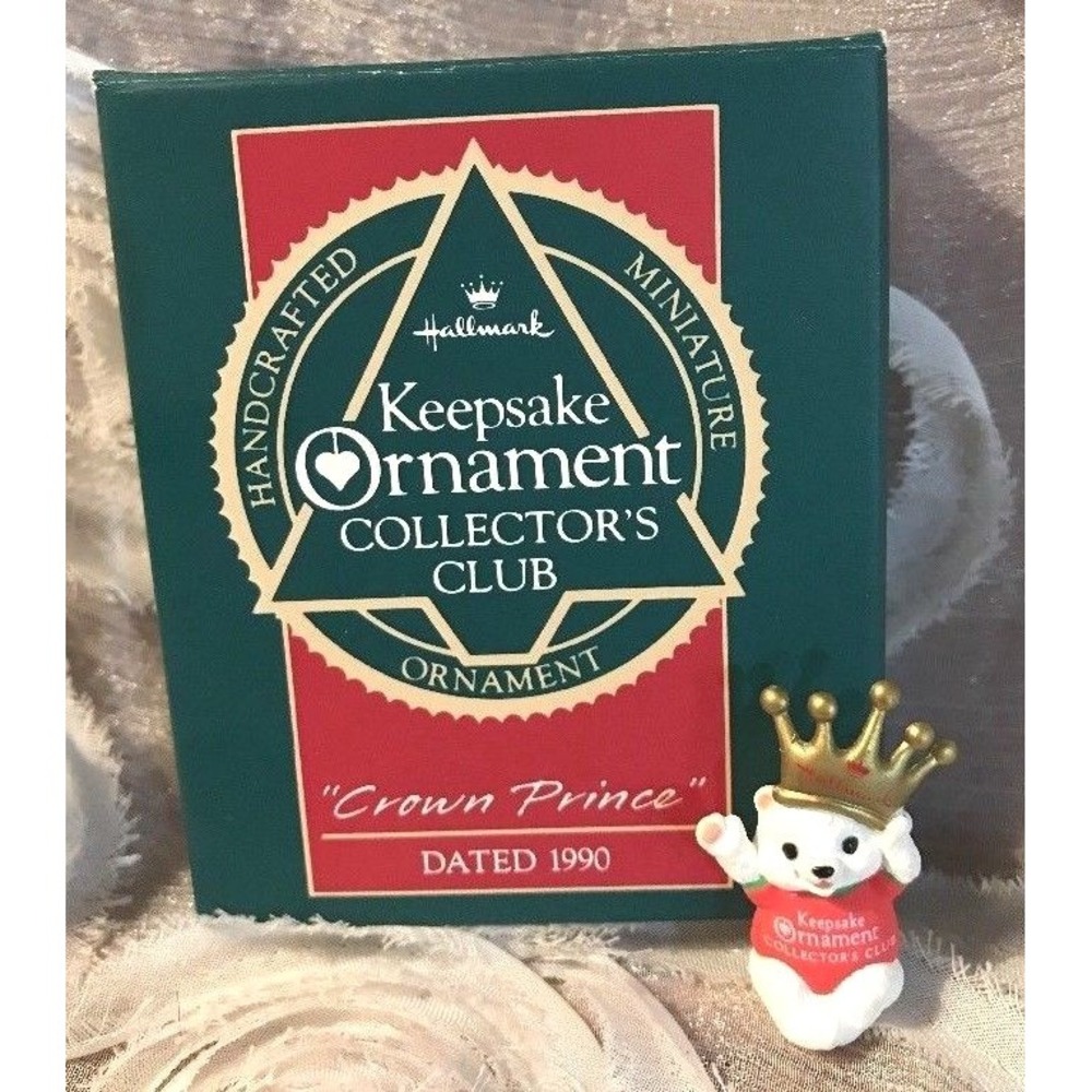 "Crown Prince"~Hallmark Keepsake Ornament Collector's Club~Dated 1990!!!